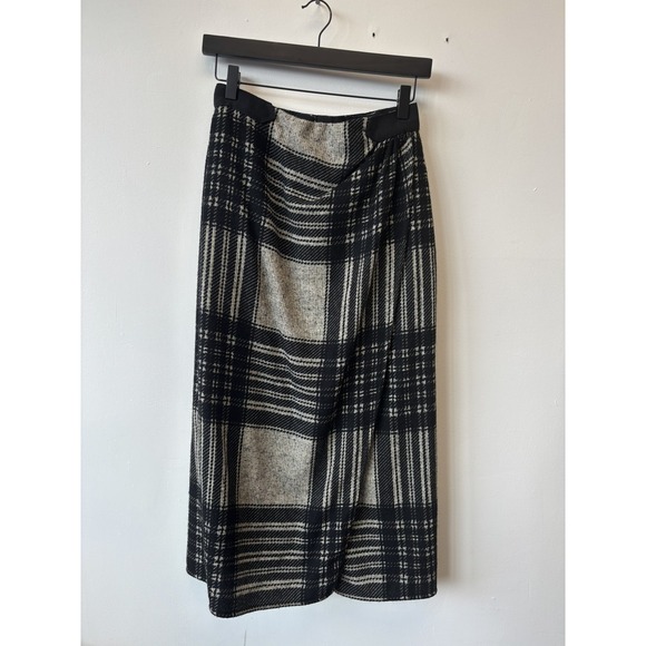 Valentino Dresses & Skirts - Vintage‎ 90s Valentino Boutique Skirt Womens Medium Plaid Wool Made in Italy 90s